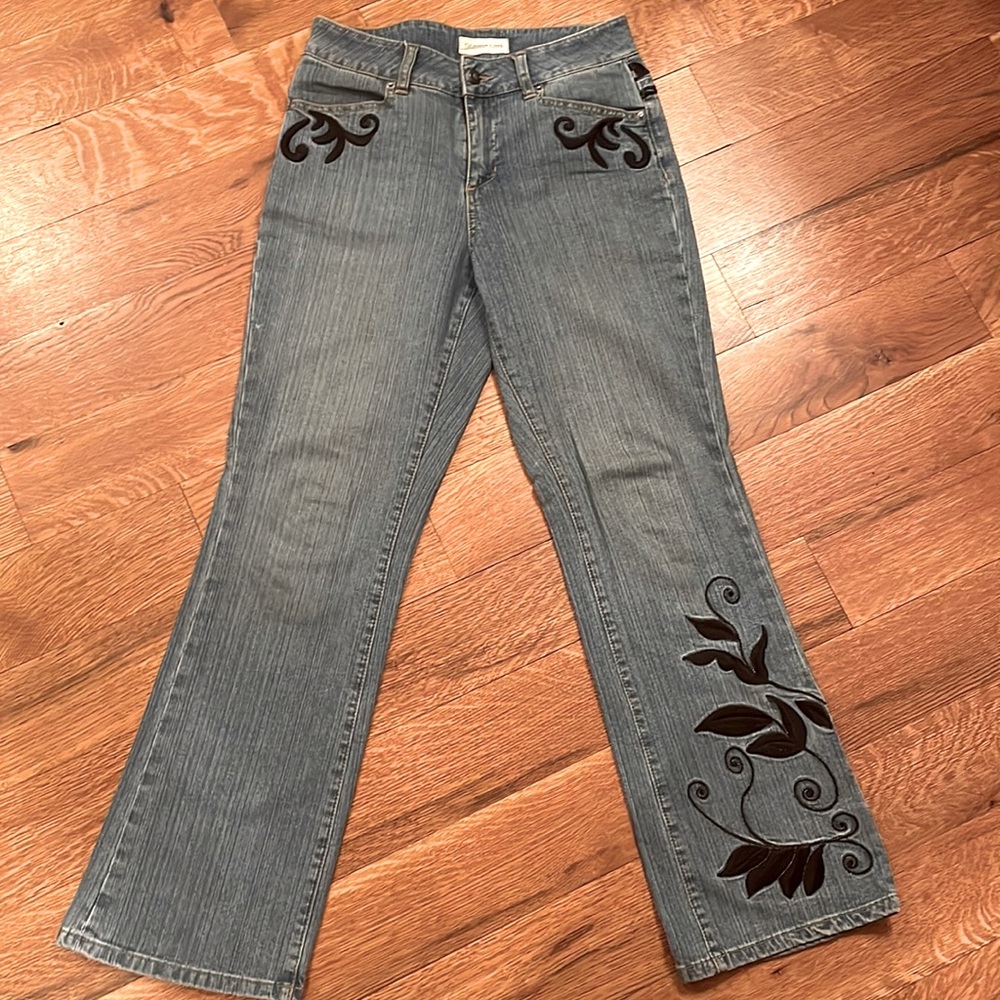 Vintage Jeans.  Flarebottom high waist.  So comfortable.